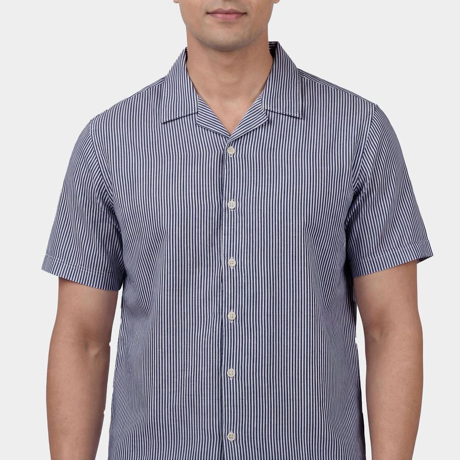 Men's Co-ord Set, मध्यम नीला, large