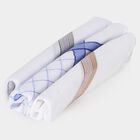 Men's Light Blue Pack of 3 Handkerchief, हल्का नीला, small