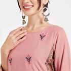 Embroidered Kurta, Peach, small image number null