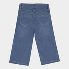Girls Solid Capri, Dark Blue, small image number null