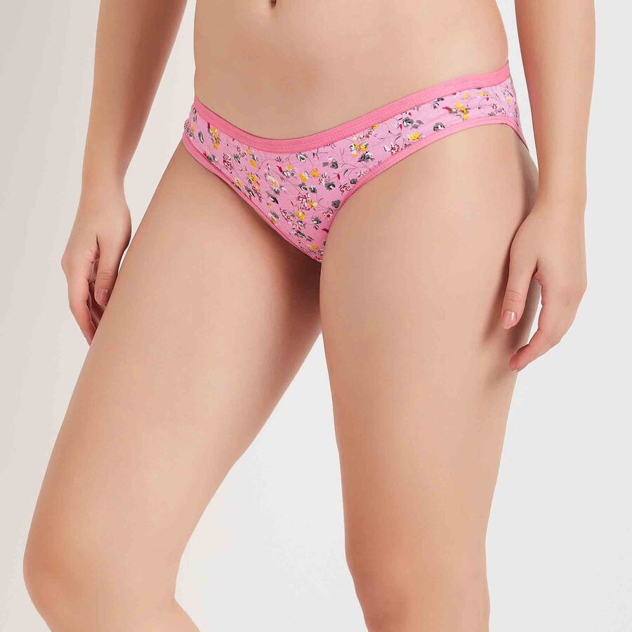 Cotton Printed Panty, Light Pink, large image number null