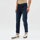 Men's Dark Indigo Slim Fit Classic Jeans, गहरा नीला, small image number null