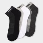 Men's Sports Socks (Pack of 3), Black, small image number null