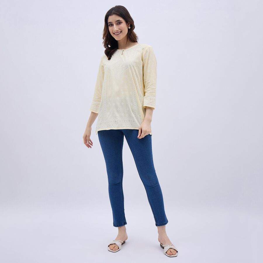 Ladies' Kurti, Yellow, large image number null