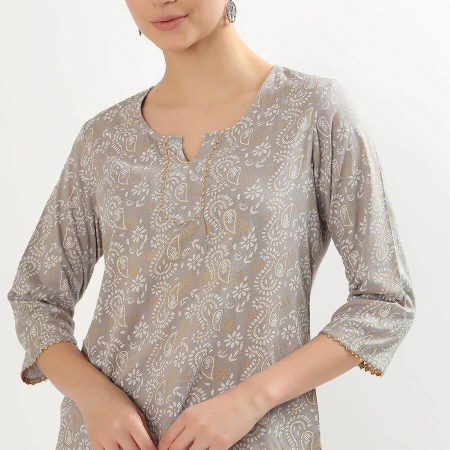 Ladies' Kurti , Light Grey, large image number null