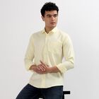 Men's Casual Shirt, Yellow, small