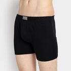 Men's 100% Cotton Trunks, काला, small image number null