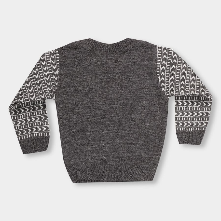 Infants'Pullover, Dark Grey, large image number null