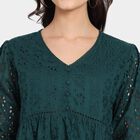 Ladies' 100% Cotton Dress, टील ब्लू, small image number null
