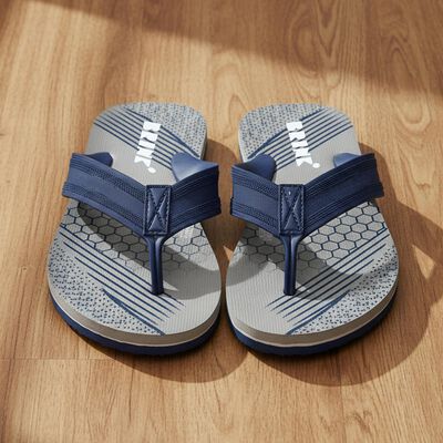 Men Grey Flip-Flops Slippers