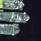 Boys Deep Midnight Navy Blue Hoodie Neck Graphic Sweatshirt, Navy Blue, small image number null