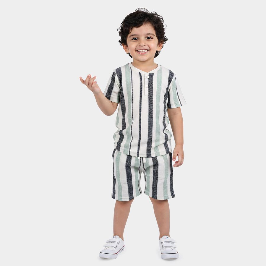 Boys' Knit Baba Suit, Light Green, large