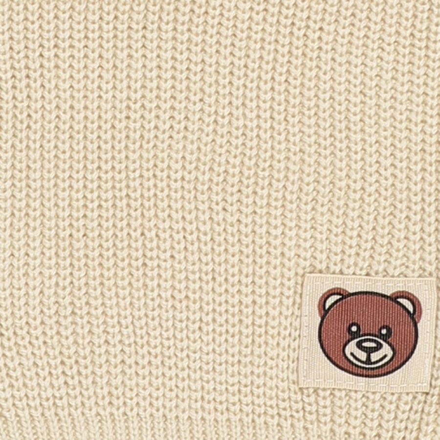 Infants Soft Beige Round Neck Classic Pullover, गहरा पीला, large image number null