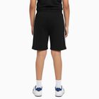 Boys Cotton Blend Bermuda Shorts, काला, small