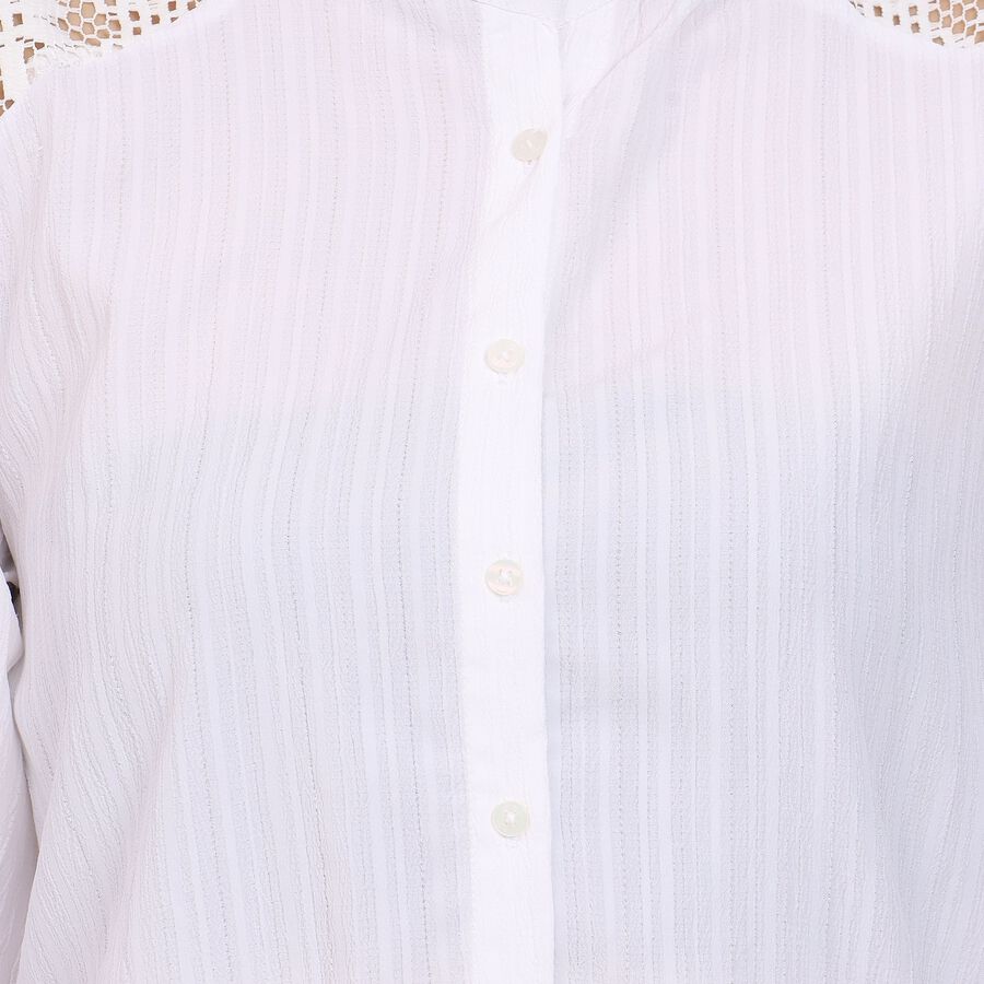 Ladies' Shirt , ऑफ व्हाइट, large image number null