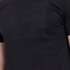 Cotton Solid Round Neck T-Shirt, Black, small image number null