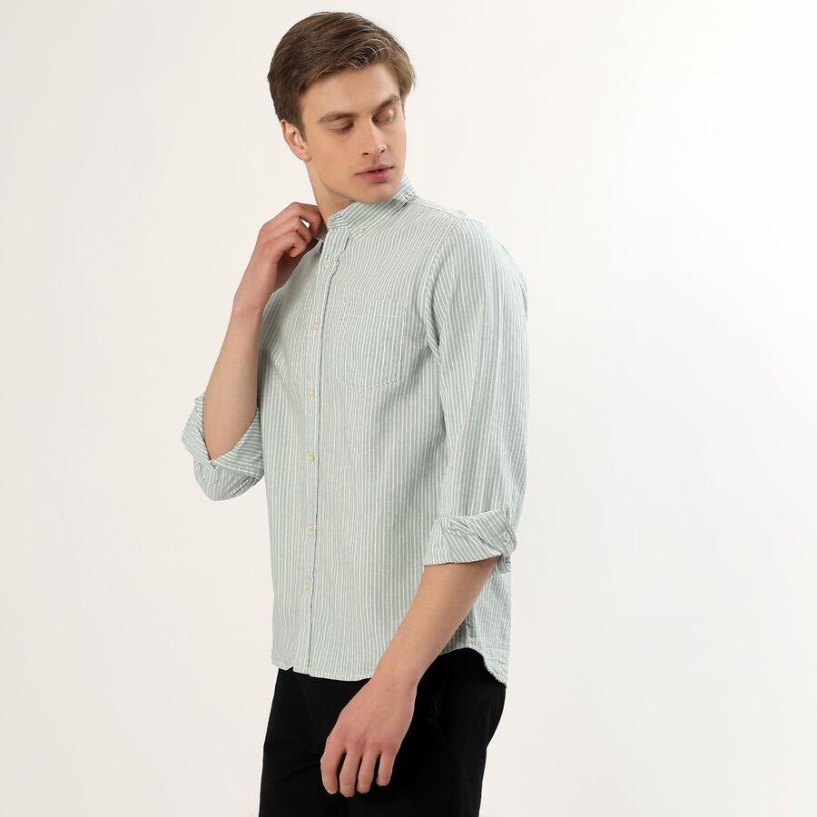 Men's Casual Shirt, हल्का हरा, large image number null