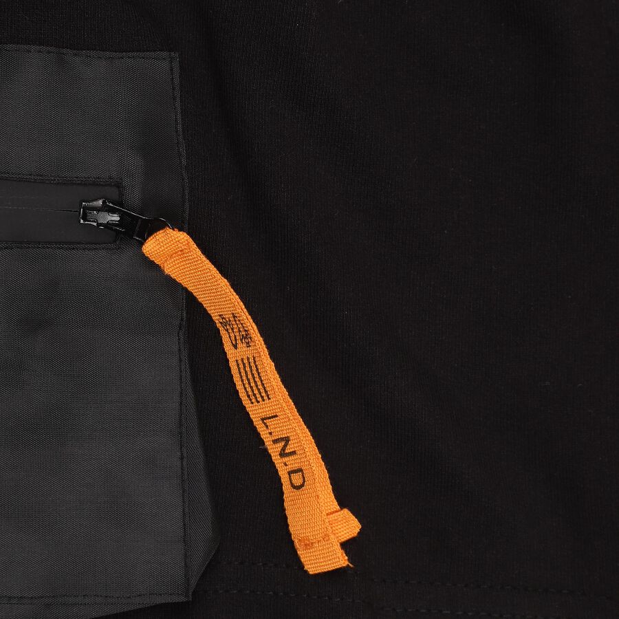 Boys' 100% Cotton Bermudas , काला, large image number null