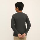 Boys Charcoal Grey Thermal Upper, चारकोल, small image number null