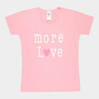 Girls Cotton T-Shirt, Pink, small image number null
