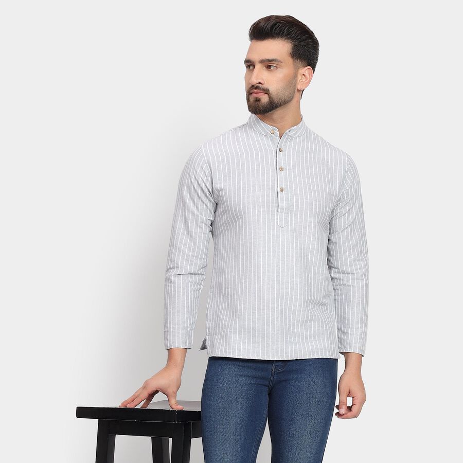 Men's Kurta , Light Grey, large image number null