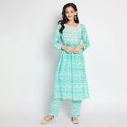 Ladies' Ethnic Set , Aqua, small image number null
