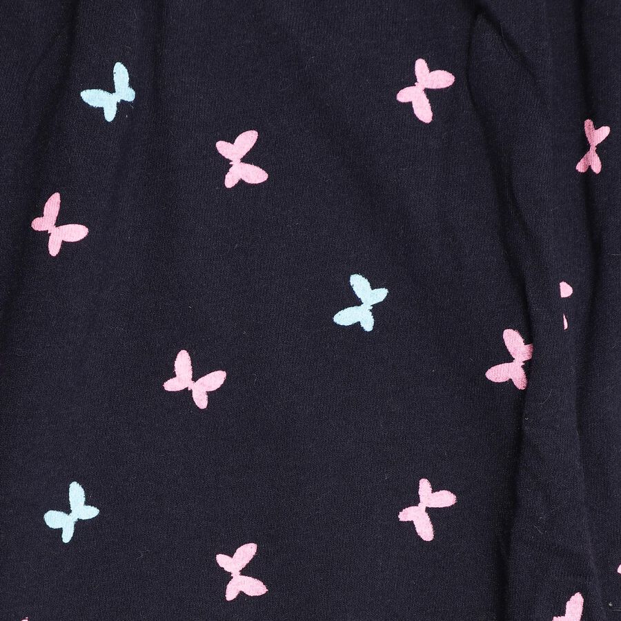 Girls' Pull Ups Capri, Navy Blue, large image number null