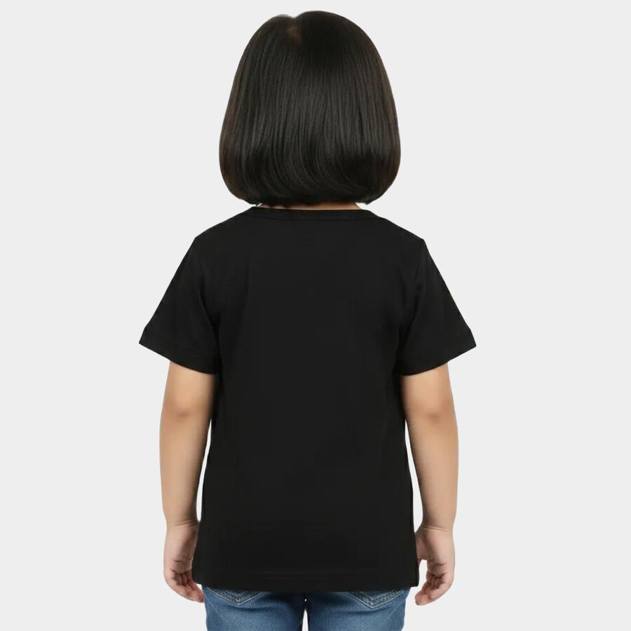 Girls' T-Shirt, Black, large