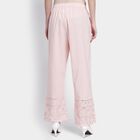 Ladies' 100% Cotton Palazzos, हल्का गुलाबी, small image number null