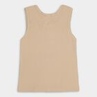 Girls' 100% Cotton Vest , गहरा पीला, small image number null