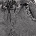 Boys Charcoal Grey Regular Fit Cargo Jogger Trousers, गहरा ग्रे, small image number null