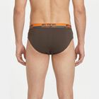Men's Black Regular Fit Solid Briefs, Black, small