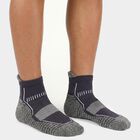 Men's Ankle Length Pack of 3 Socks ( Grey, Blue, Black ), नेवी ब्लू, small