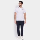 Men's 100% Cotton Collared Half Sleeves T-Shirt , भूरा, small