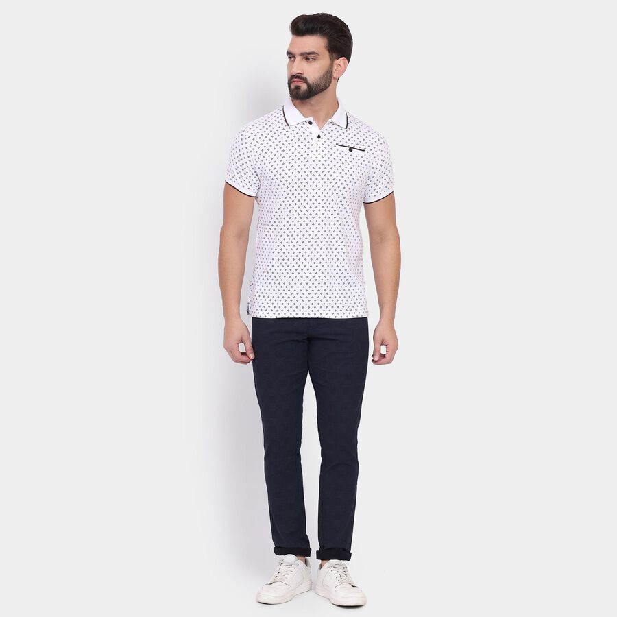 Men's 100% Cotton Collared Half Sleeves T-Shirt , भूरा, large