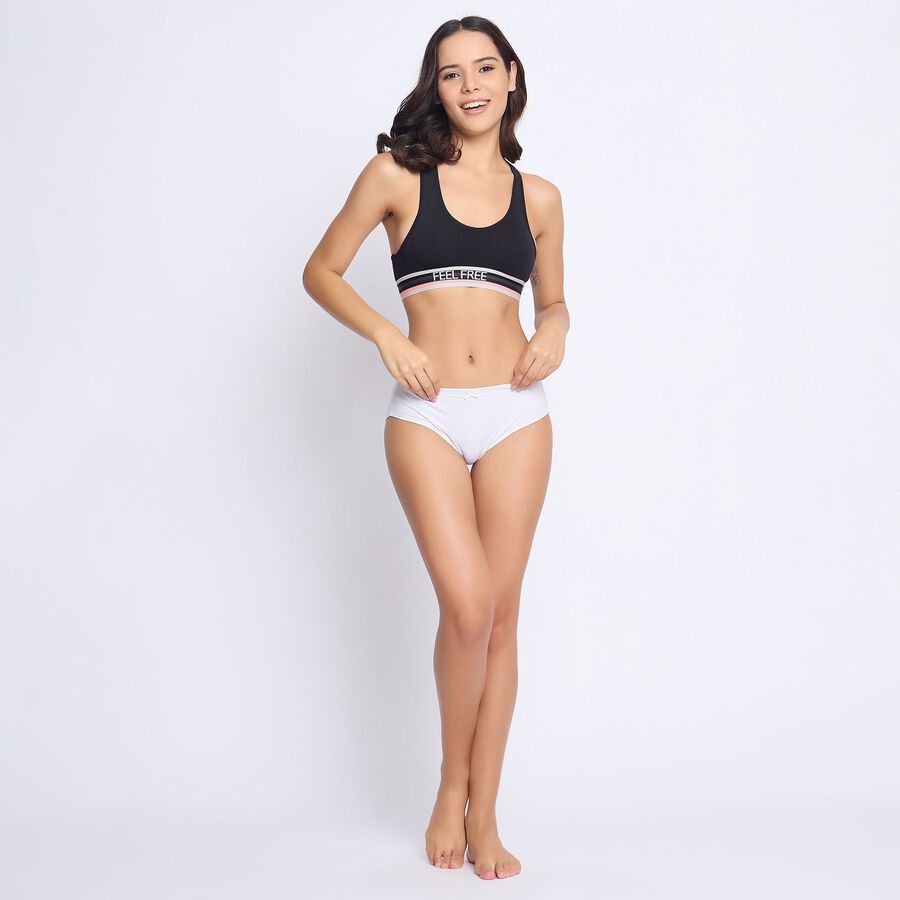 Ladies' Bra, काला, large image number null