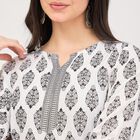 Ladies' Kurti, ऑफ व्हाइट, small image number null