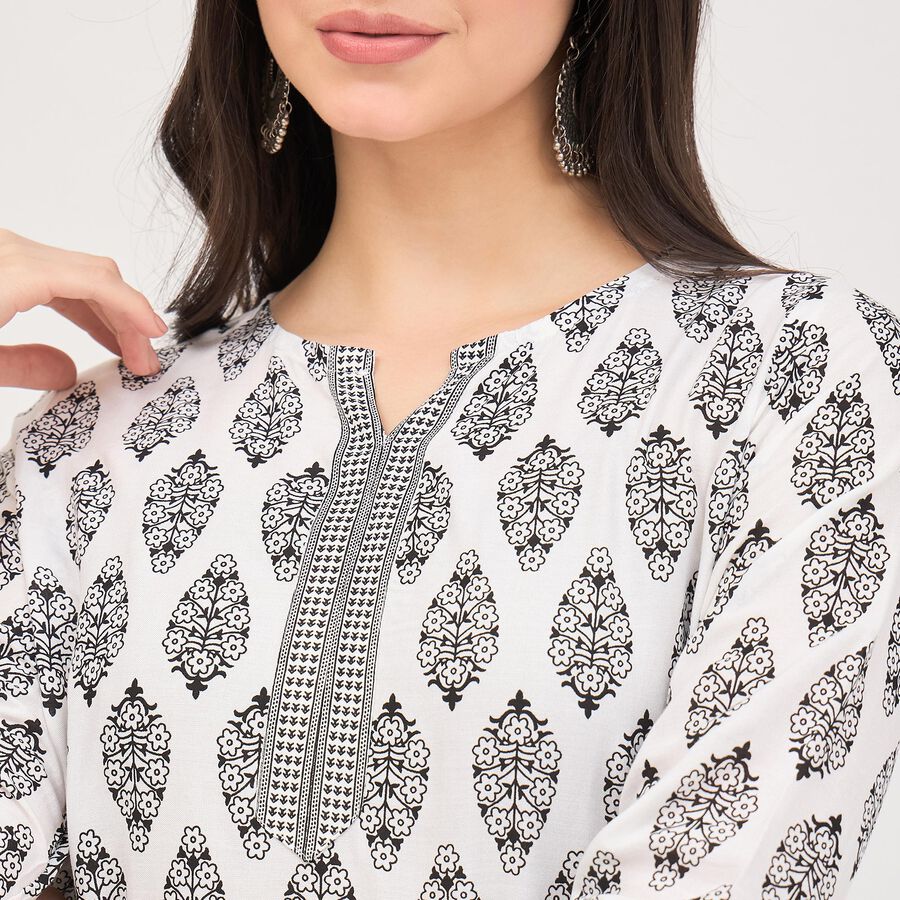 Ladies' Kurti, ऑफ व्हाइट, large image number null