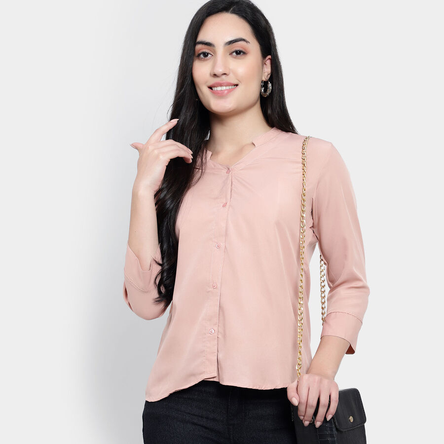 Solid Shirt, Pink, large image number null