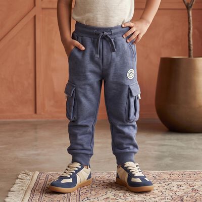 Boys Blue Jogger Cargo Pocket Pyjama