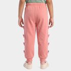 Girls Pink Jogger Butterfly Applique Pyjama, हल्का गुलाबी, small
