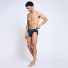 Men's 100% Cotton Briefs, टील ब्लू, small image number null