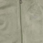 Girls Muted Sage Green Zip-Up Hoodie Casual Hipster Set, Light Green, small image number null