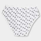 Girls' 100% Cotton V-Cut Panty , Navy Blue, small image number null