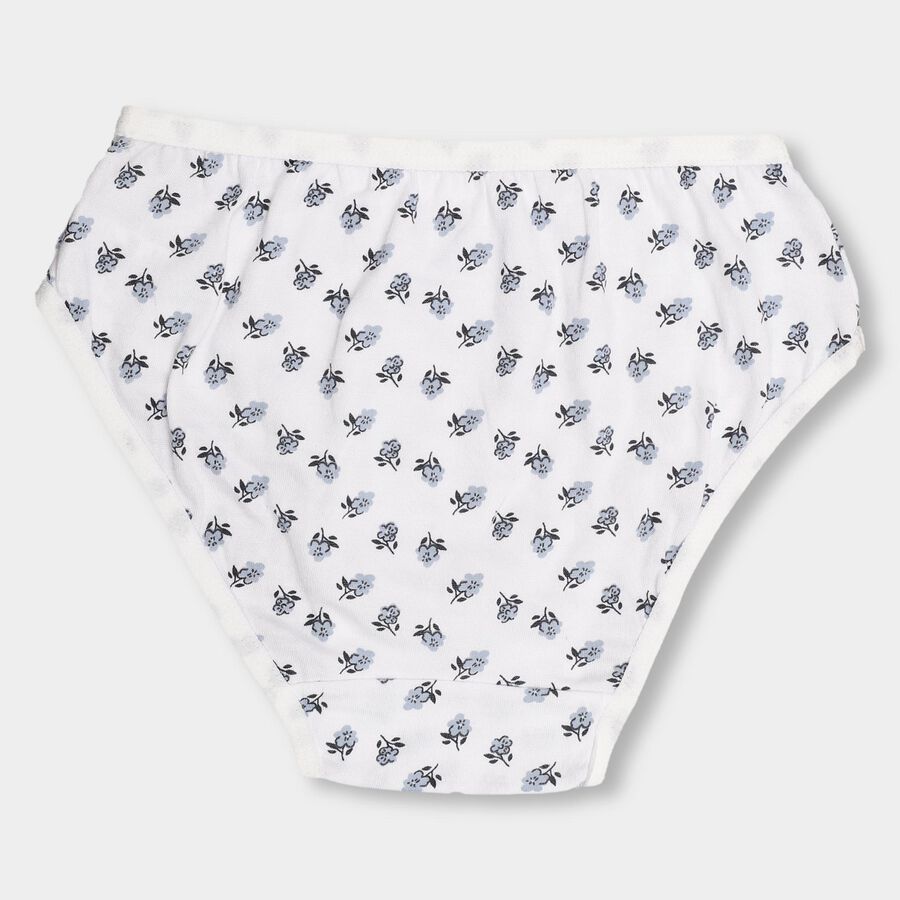 Girls' 100% Cotton V-Cut Panty , Navy Blue, large image number null