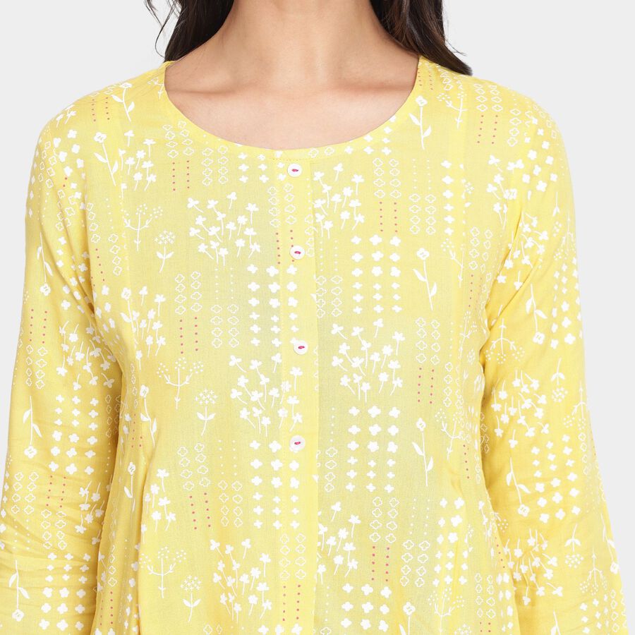 Ladies' Kurta, Yellow, large image number null