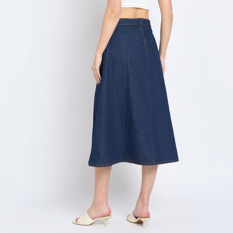 Ladies' Skirt, गहरा नीला, large image number null