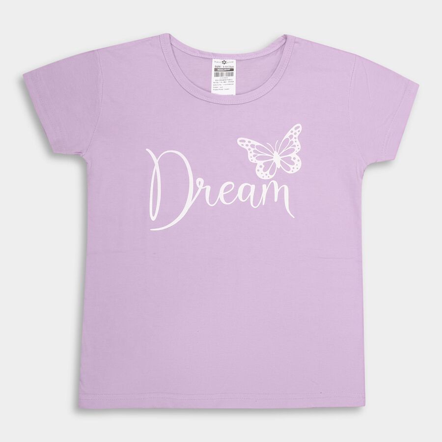 Girls' T-Shirt , Lilac, large image number null