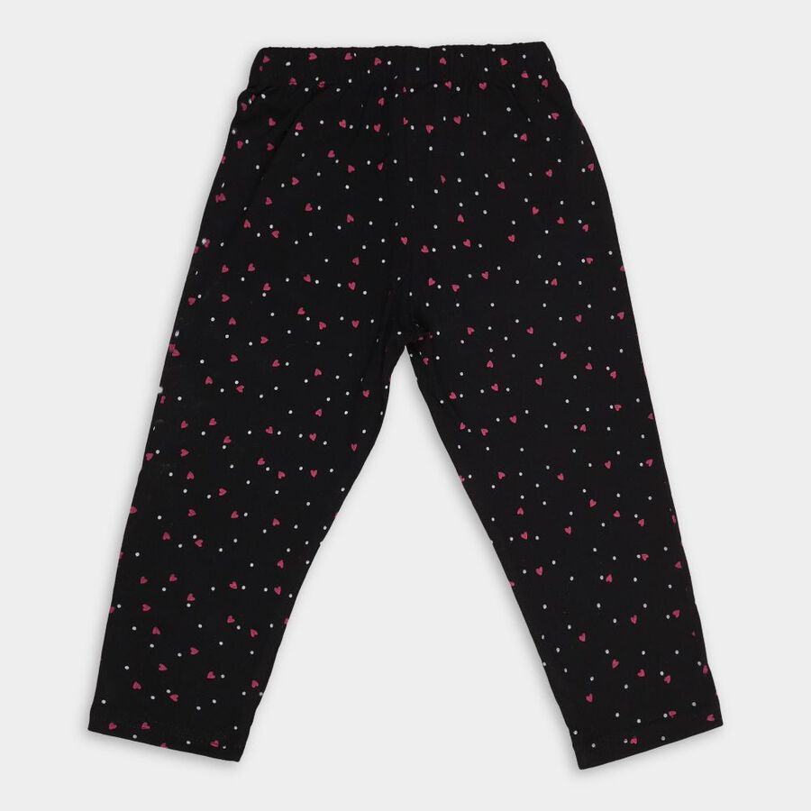 Girls' Pyjama, काला, large image number null