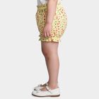 Girls Yellow Regular Fit Floral Bloomer, पीला, small